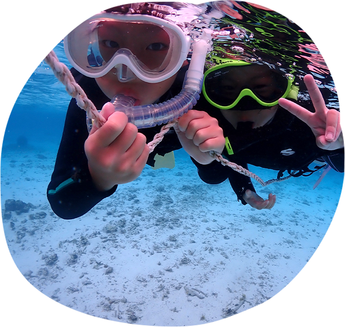 宮古島の海を満喫していただけます。